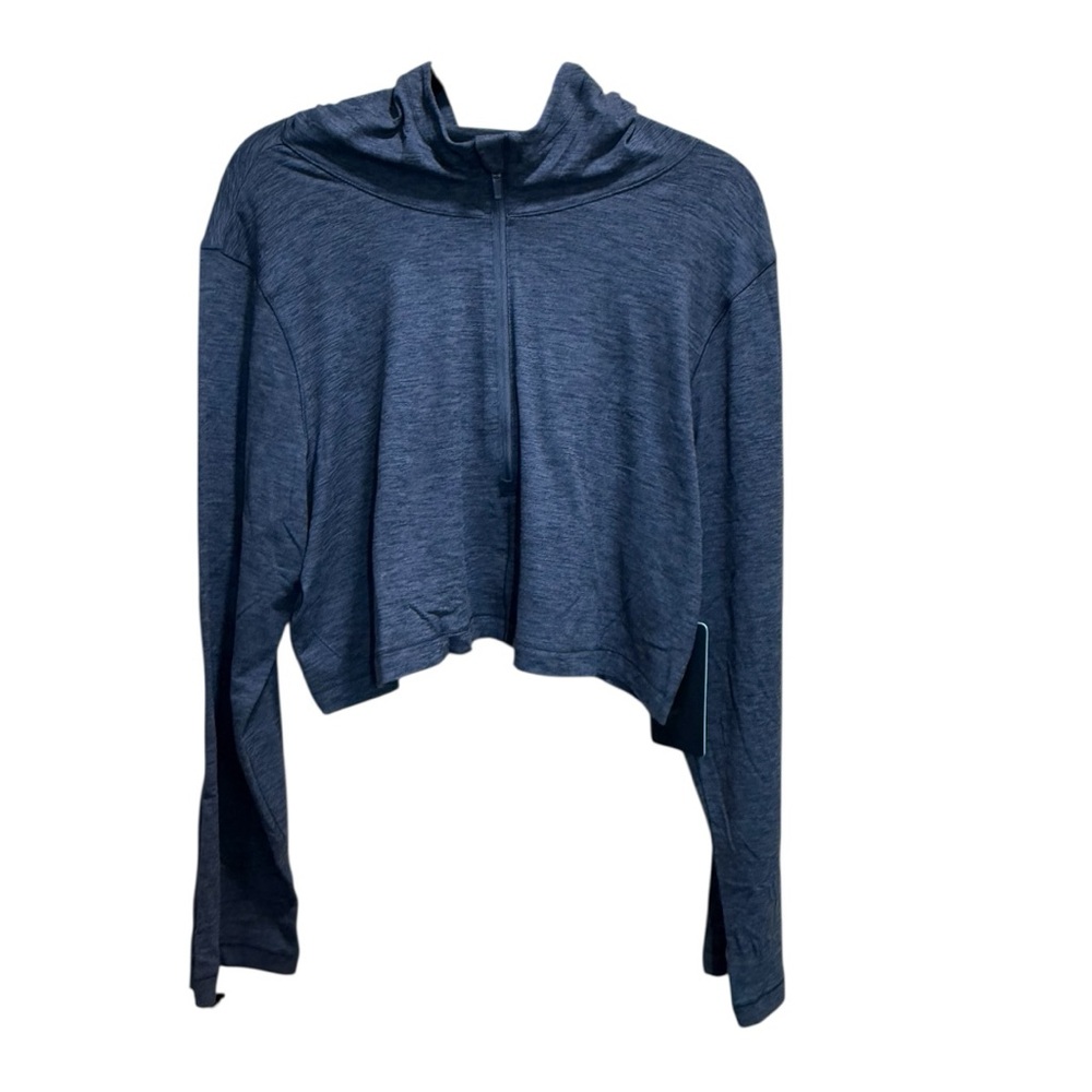 90 Degree by Reflex Flex For It Cropped Half Zip Hoodie XL NWT
